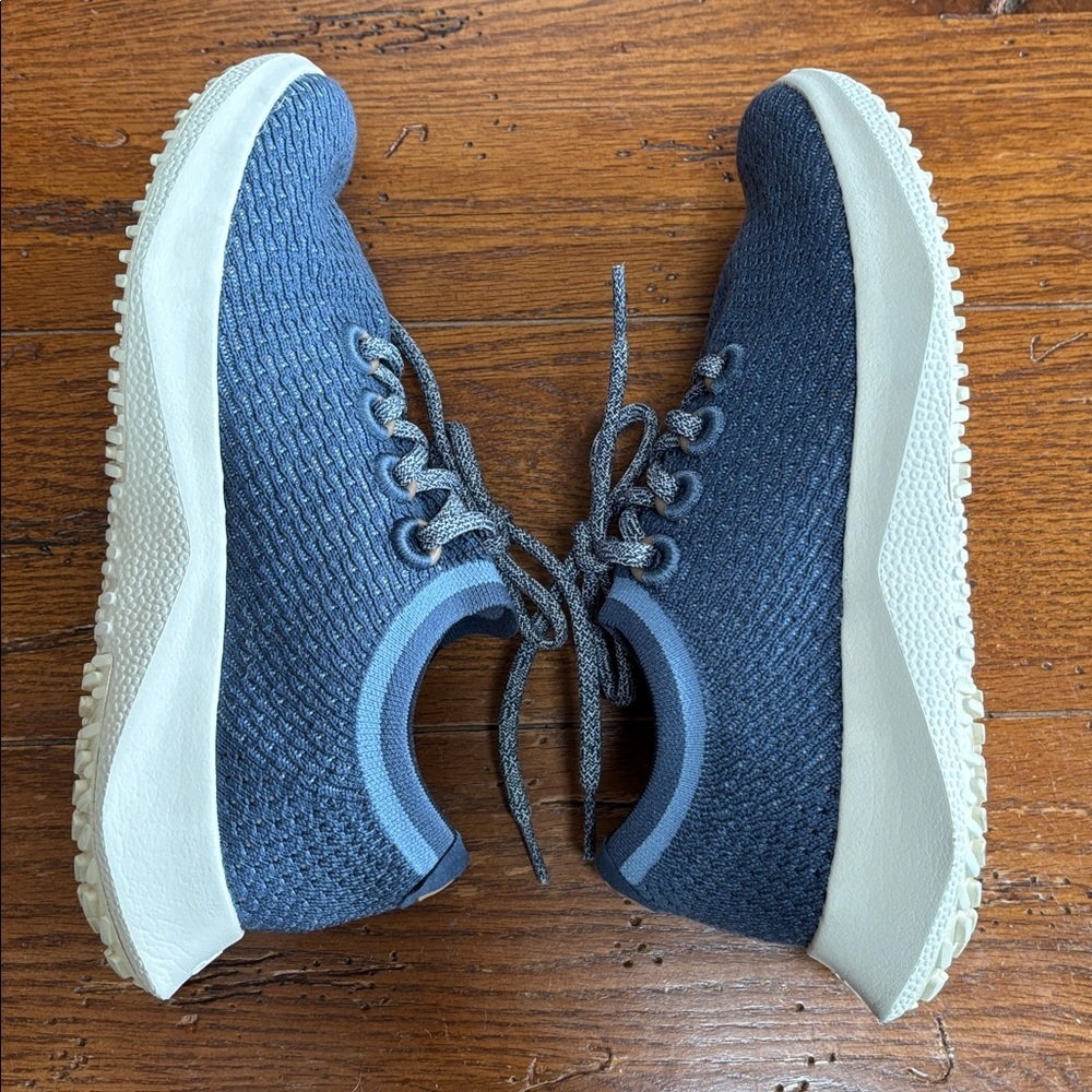 Allbirds Tree Dasher 2 Shoes Women’s Blue Slip-in Lace Up Sneaker Size 7.5 - Picture 5 of 13